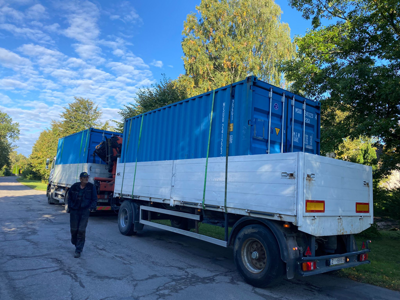 Transporta konteineru noma - Container rental, truck rental in Riga, Latvia